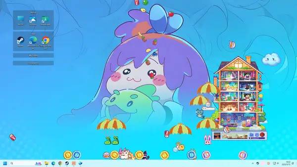 Пример визуального стиля и графики игры Desk Paws