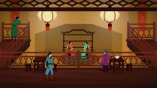 Пример визуального стиля и графики игры Detective Di  The Silk Rose Murders