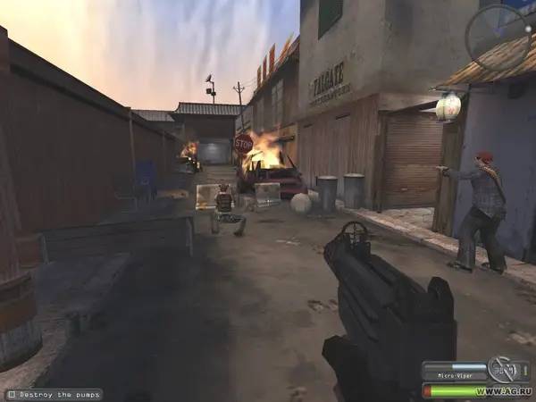 Пример визуального стиля и графики игры Devastation