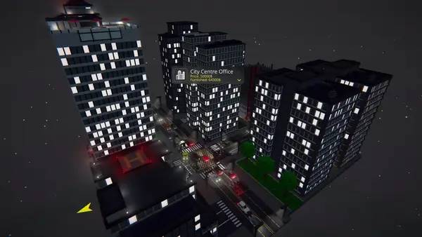 Пример визуального стиля и графики игры DevLife