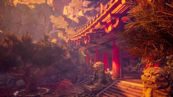 Пример визуального стиля и графики игры Devolverland Expo