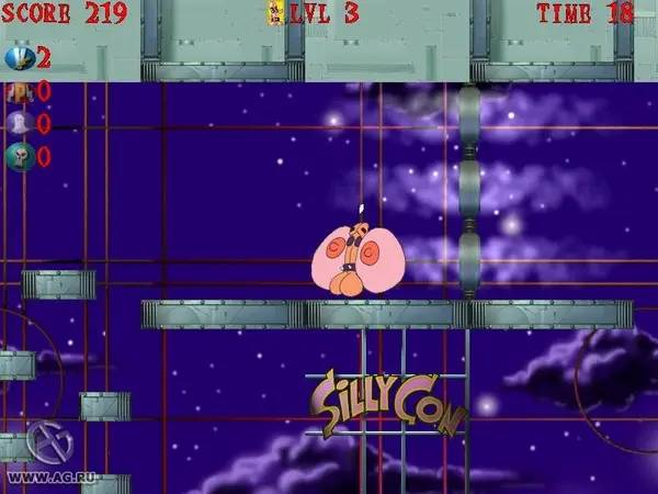 Пример визуального стиля и графики игры Dick Sucks  Terror in Titfield