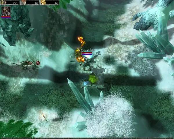 Пример визуального стиля и графики игры Dimensity