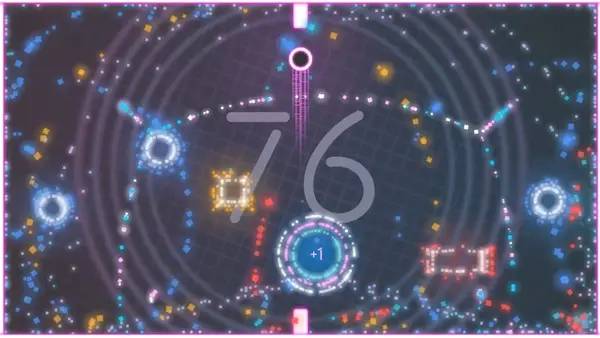 Пример визуального стиля и графики игры Ding Dong XL