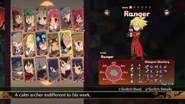 Пример визуального стиля и графики игры Disgaea 7  Vows of the Virtueless