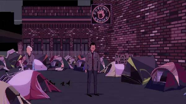 Пример визуального стиля и графики игры Divisadero