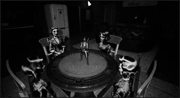 Пример визуального стиля и графики игры Doll Impostor