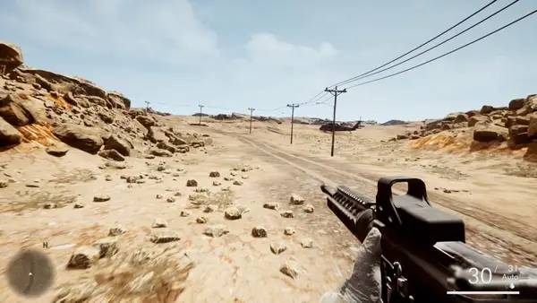 Пример визуального стиля и графики игры Double Line Confrontation  New World