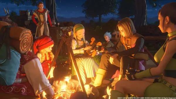 Пример визуального стиля и графики игры DRAGON QUEST 11  Echoes of an Elusive Age