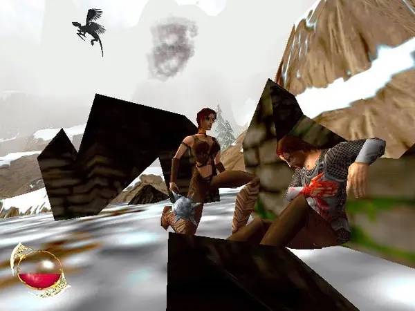 Пример визуального стиля и графики игры Drakan  Order of the Flame