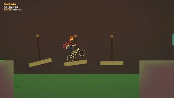 Пример визуального стиля и графики игры Draw Rider 2