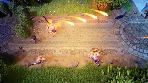 Пример визуального стиля и графики игры Dream's Reach  Village of the Gods