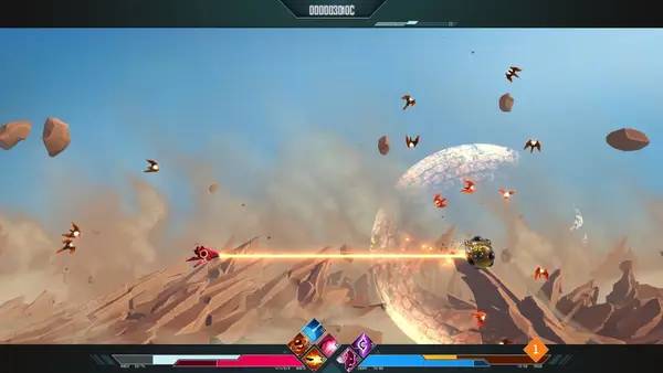 Пример визуального стиля и графики игры Drifting Lands