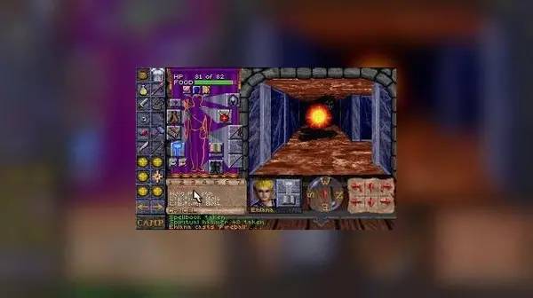 Пример визуального стиля и графики игры Dungeon Hack