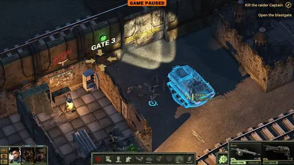 Пример визуального стиля и графики игры Dustwind Resistance