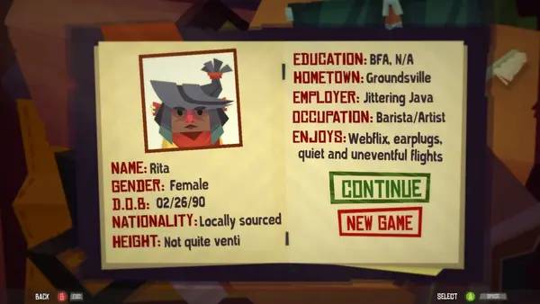 Пример визуального стиля и графики игры Dyscourse