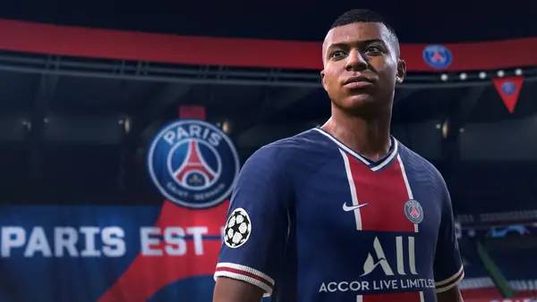 Пример визуального стиля и графики игры EA SPORTS FIFA 21   Лицензия
