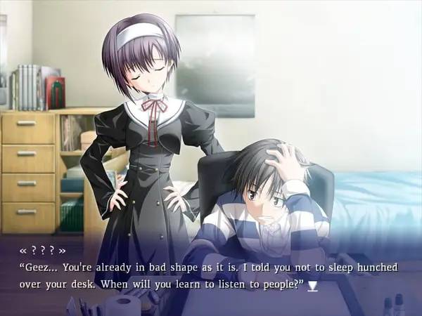 Пример визуального стиля и графики игры ef - the first tale. (All Ages)