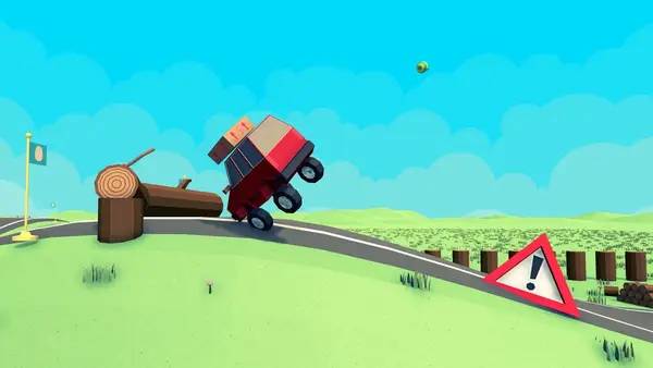 Пример визуального стиля и графики игры Eggcelerate!