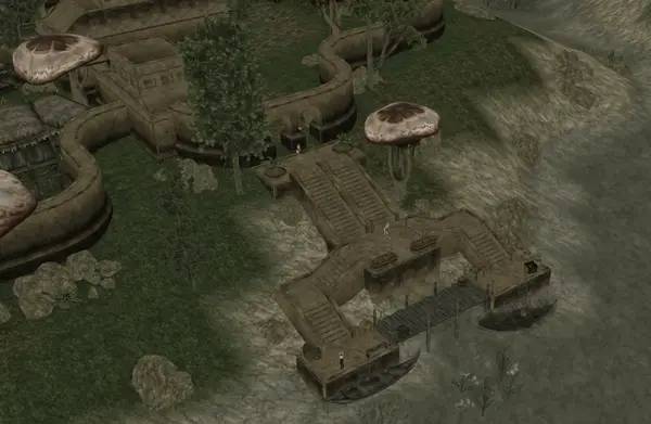 Пример визуального стиля и графики игры Elder Scrolls 3  Morrowind Rebirth