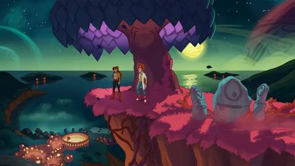 Пример визуального стиля и графики игры Elroy and the Aliens