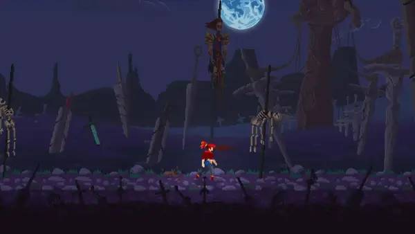 Пример визуального стиля и графики игры Emberbane