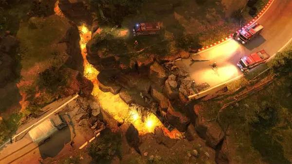 Пример визуального стиля и графики игры Emergency 2013