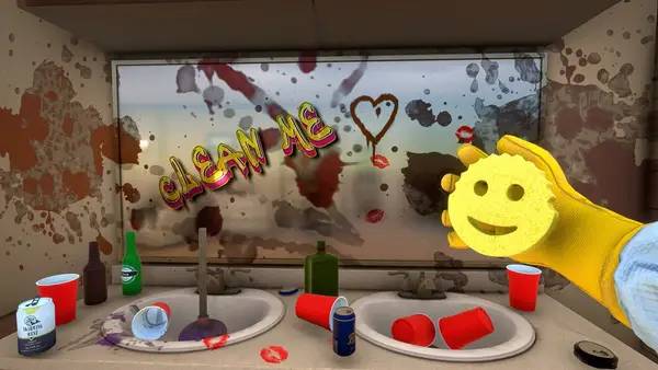 Пример визуального стиля и графики игры Emergency Cleanup Co.