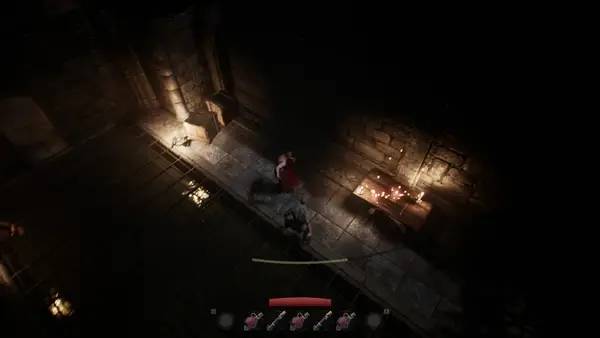 Пример визуального стиля и графики игры Enoch Underground