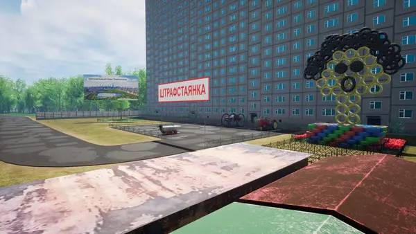 Пример визуального стиля и графики игры Escape from Grustovia