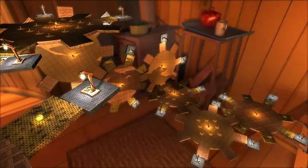 Пример визуального стиля и графики игры Escape Lizards