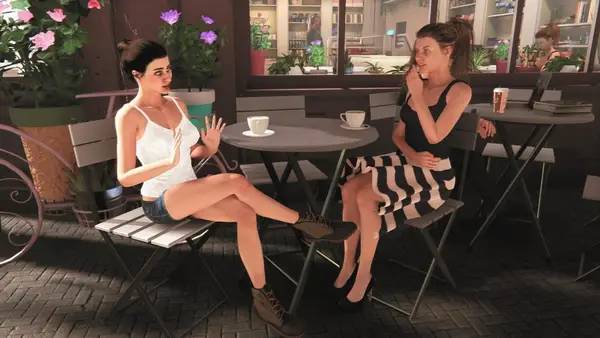 Пример визуального стиля и графики игры Espresso Tycoon