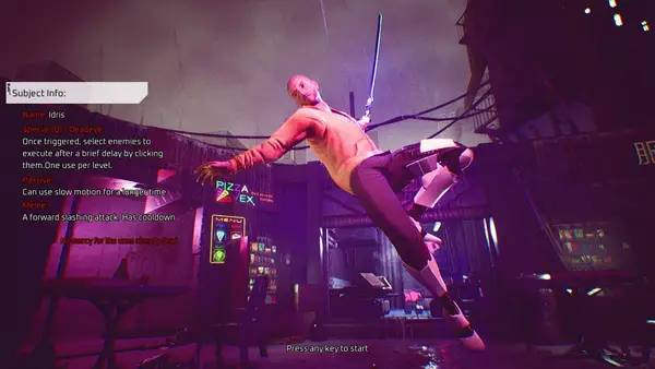 Пример визуального стиля и графики игры Esse Proxy