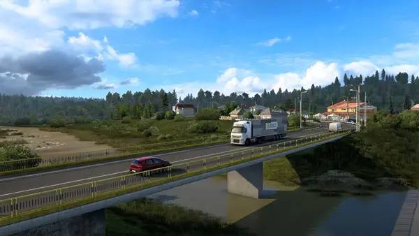 Пример визуального стиля и графики игры Euro Truck Simulator 2 - Road to the Black Sea
