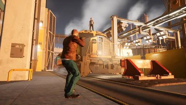 Пример визуального стиля и графики игры EVAN QUEST 2