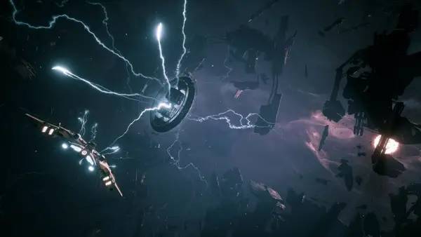 Пример визуального стиля и графики игры EVERSPACE 2