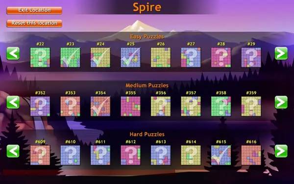 Пример визуального стиля и графики игры Everyday Genius SquareLogic