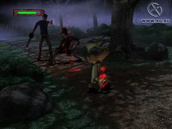 Пример визуального стиля и графики игры Evil Dead  Hail to the King