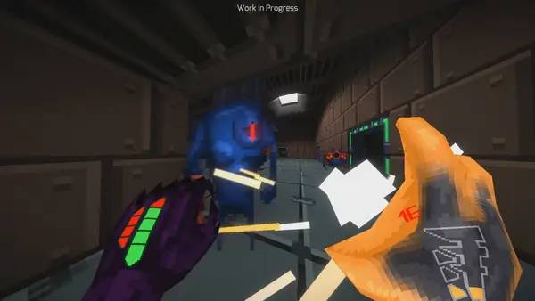 Пример визуального стиля и графики игры Exodemon