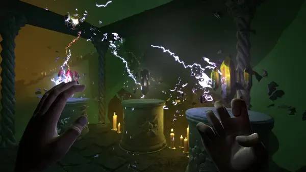 Пример визуального стиля и графики игры Exorcise The Demons