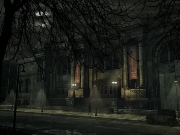 Пример визуального стиля и графики игры Face Noir