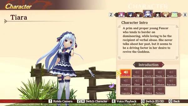 Пример визуального стиля и графики игры Fairy Fencer F  Refrain Chord