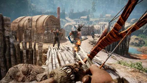Пример визуального стиля и графики игры Far Cry Primal