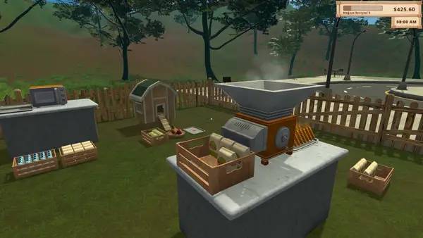 Пример визуального стиля и графики игры Farming & Supermarket Simulator
