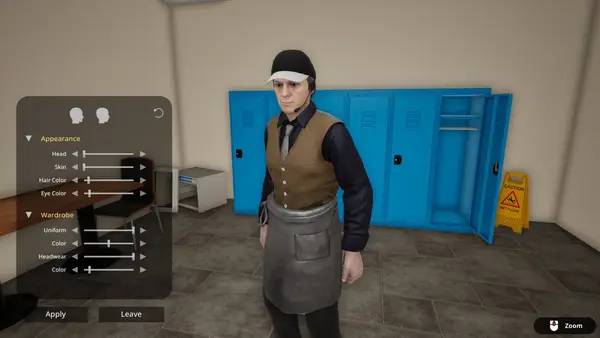 Пример визуального стиля и графики игры Fast Food Simulator