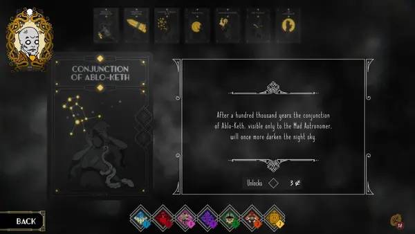 Пример визуального стиля и графики игры Fhtagn! - Tales of the Creeping Madness