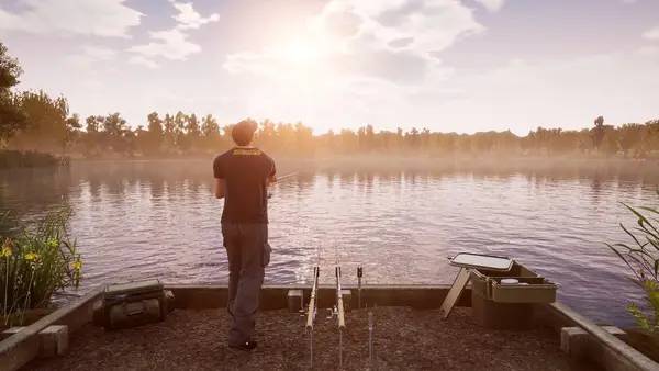 Пример визуального стиля и графики игры Fishing Sim World  Pro Tour