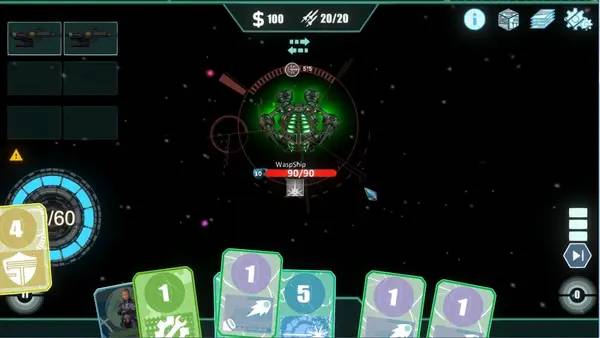 Пример визуального стиля и графики игры Folding Edge