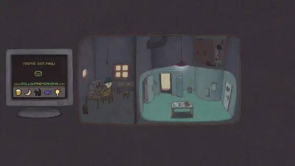 Пример визуального стиля и графики игры Follow the meaning