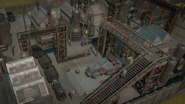 Пример визуального стиля и графики игры Foxhole